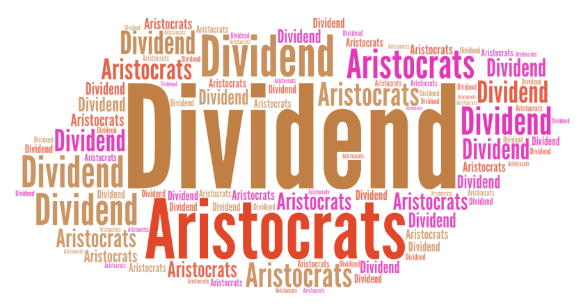 The words dividend_aristocrats in different colors.